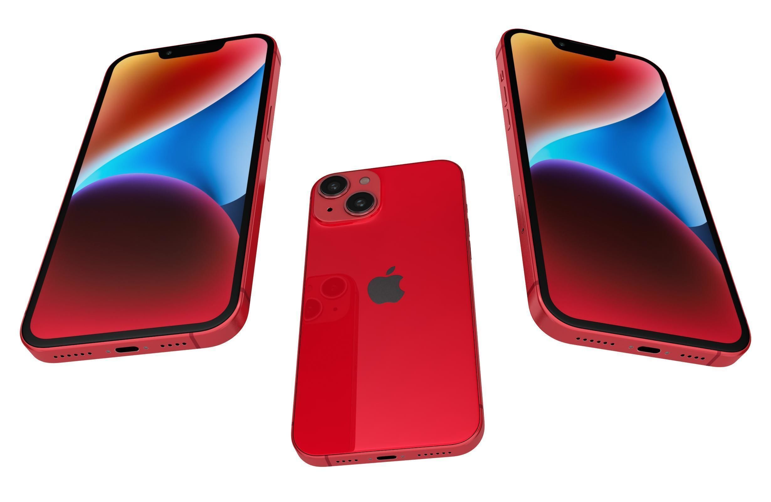 Apple iPhone 14 Plus And Pro 3D model_12
