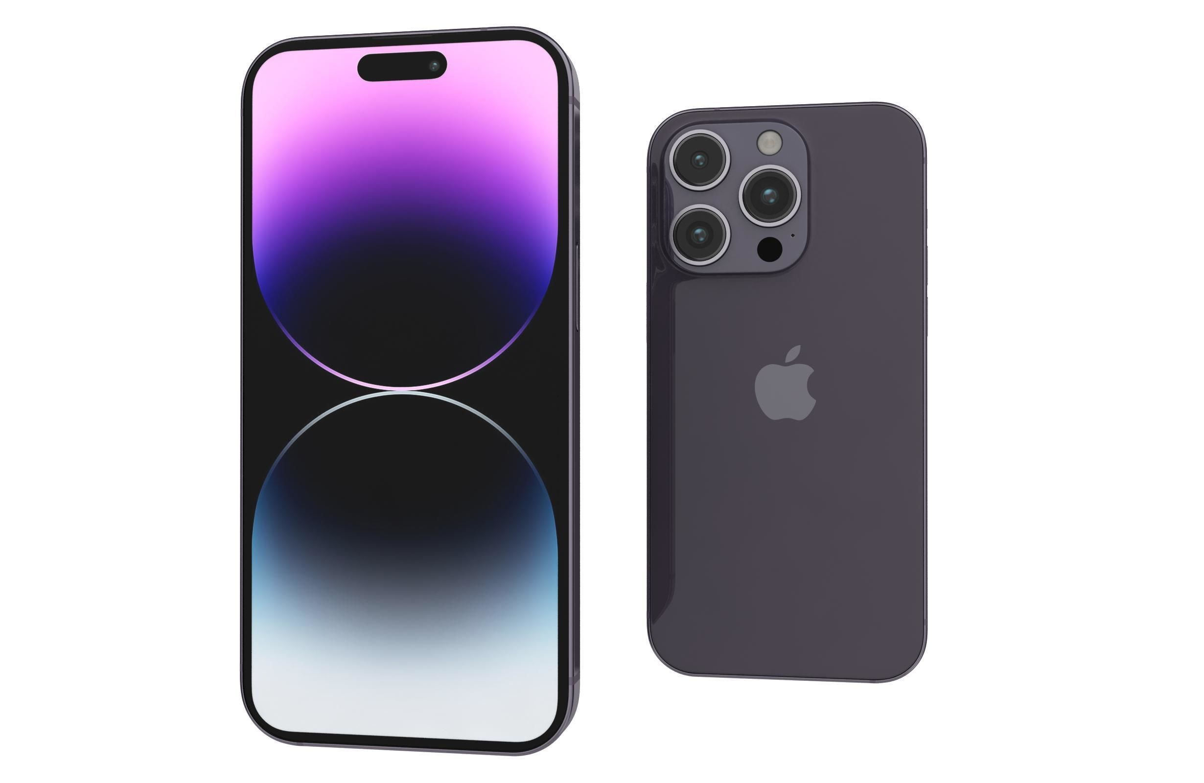 Apple iPhone 14 Plus And Pro 3D model_54
