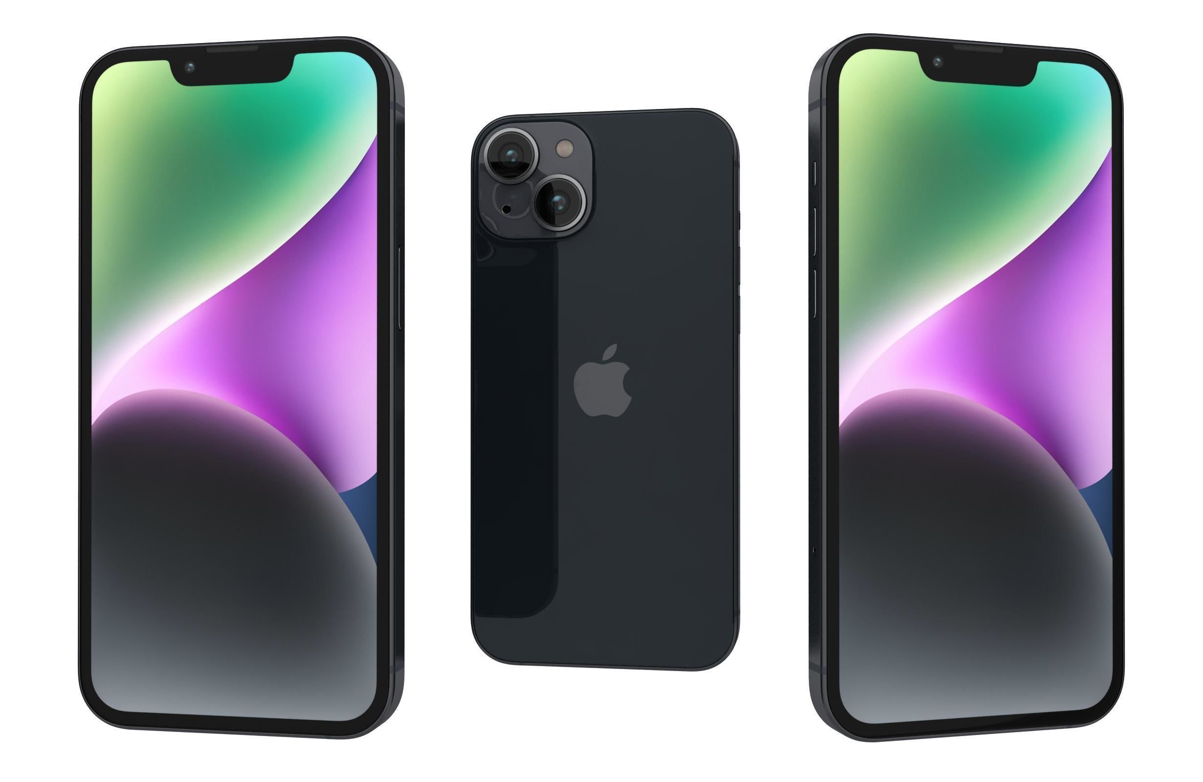 Apple iPhone 14 Plus And Pro 3D model_25