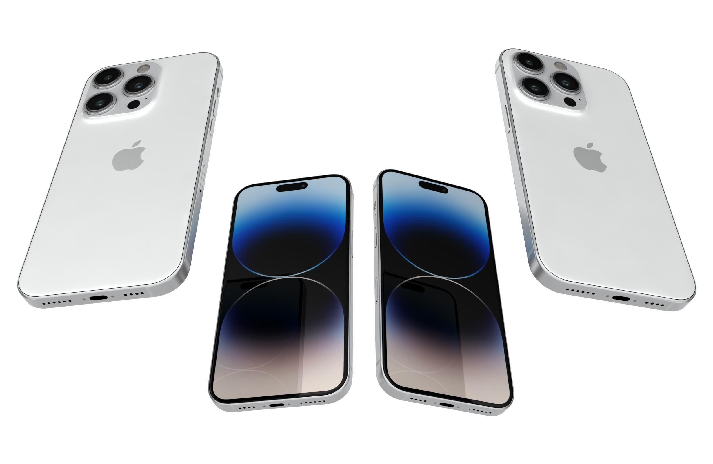 Apple iPhone 14 Plus And Pro 3D model_62