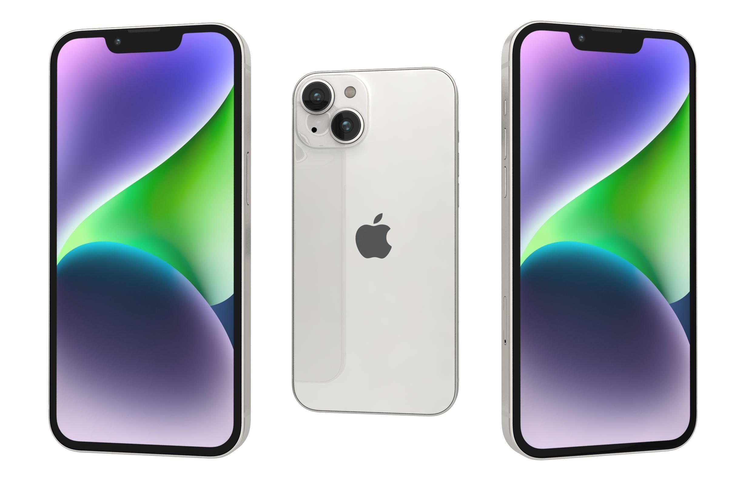 Apple iPhone 14 Plus And Pro 3D model_5