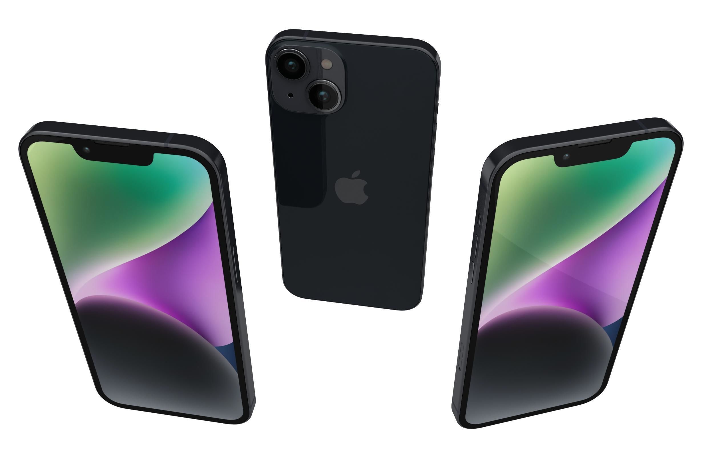 Apple iPhone 14 Plus And Pro 3D model_26