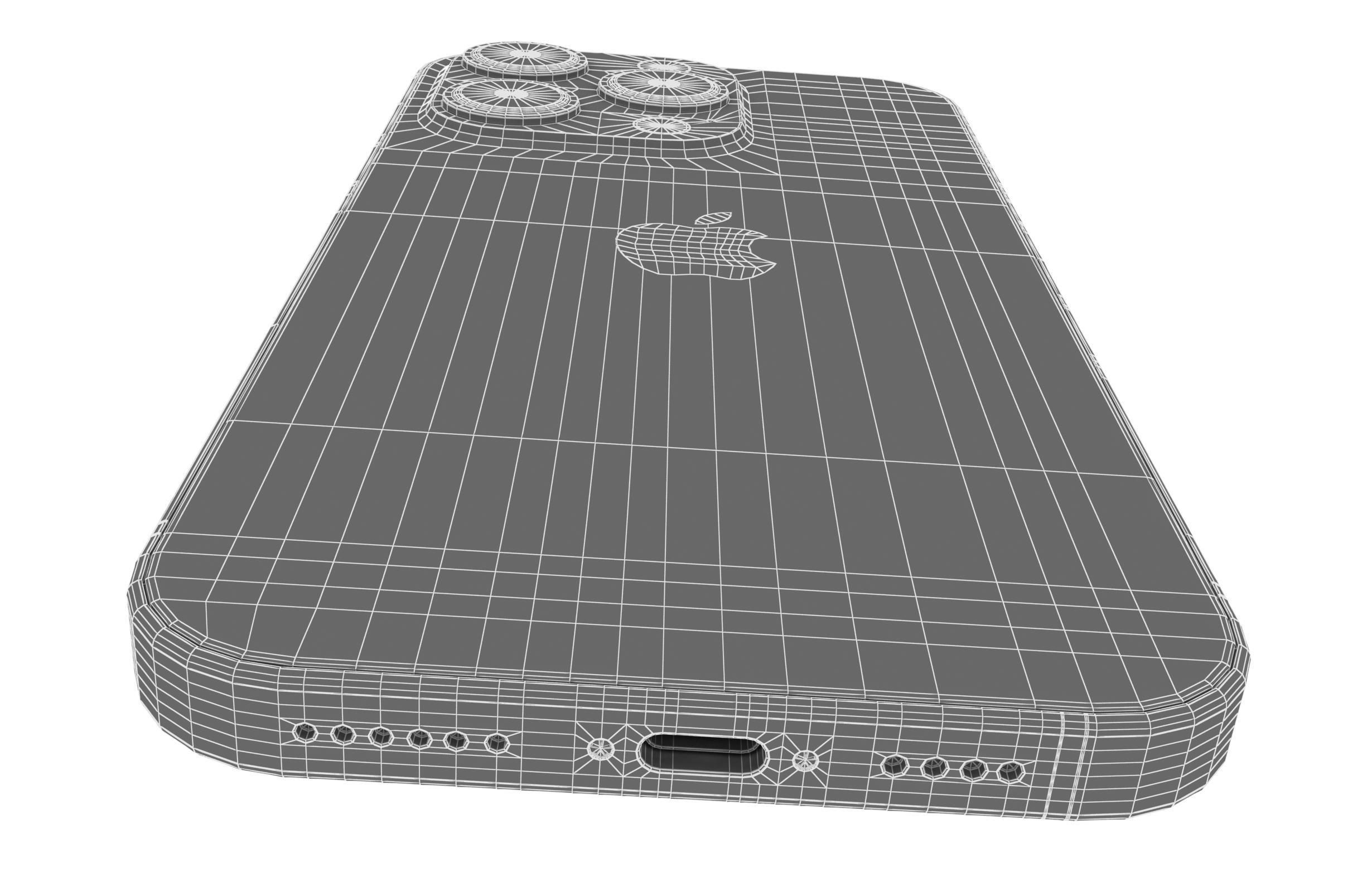 Apple iPhone 14 Plus And Pro 3D model_83