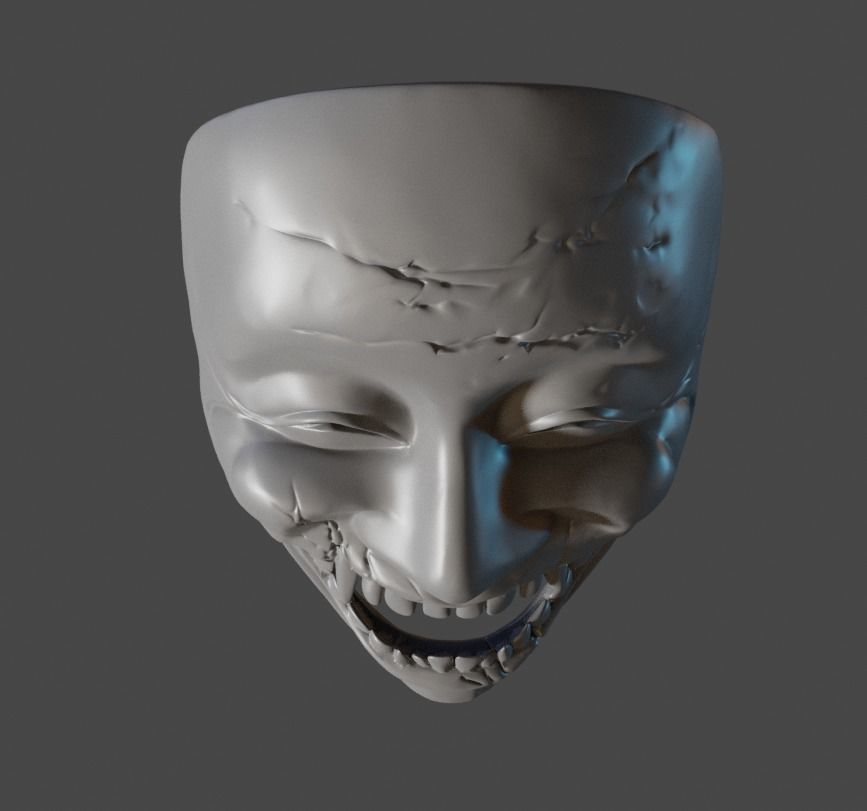 okina ghostwire mask 3D print model_10