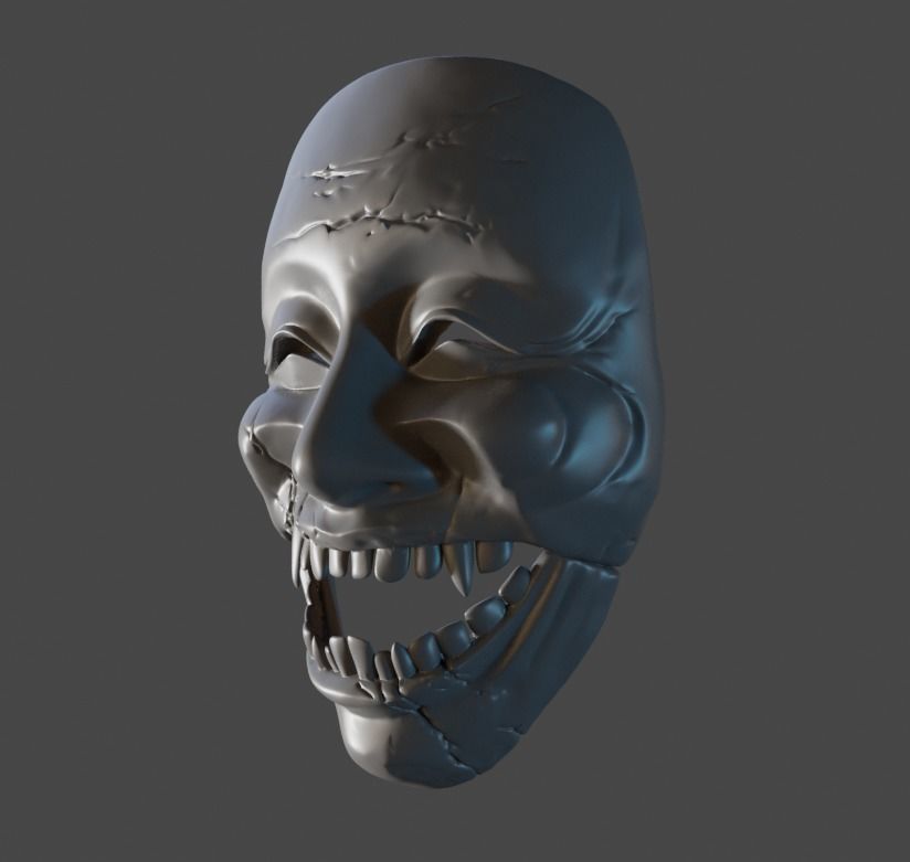 okina ghostwire mask 3D print model_6