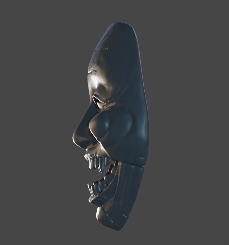 okina ghostwire mask 3D print model_7