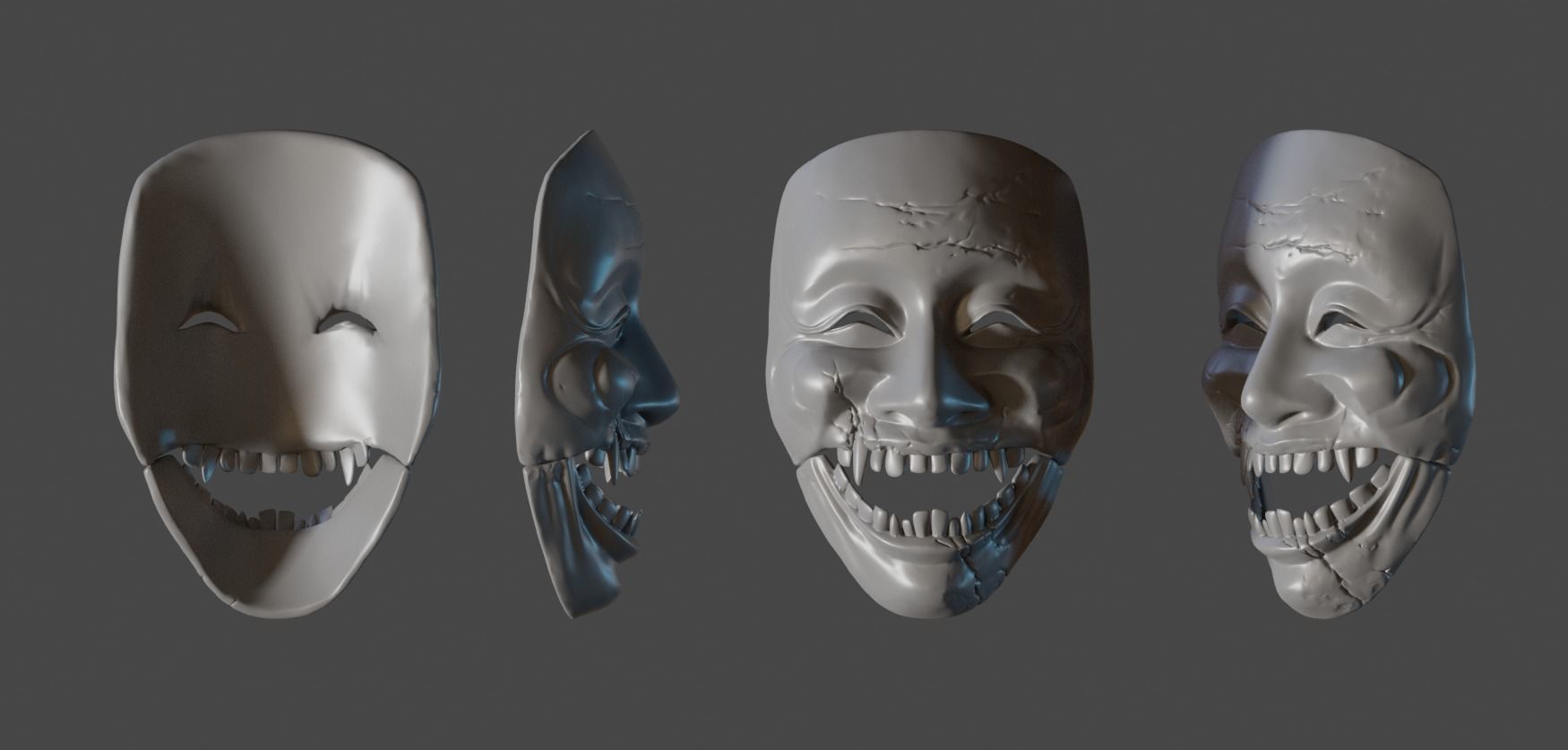 okina ghostwire mask 3D print model_2