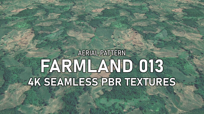 Seamless PBR Farmland - 013 Texture