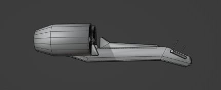 Soace motorcycle Free low-poly 3D model_5