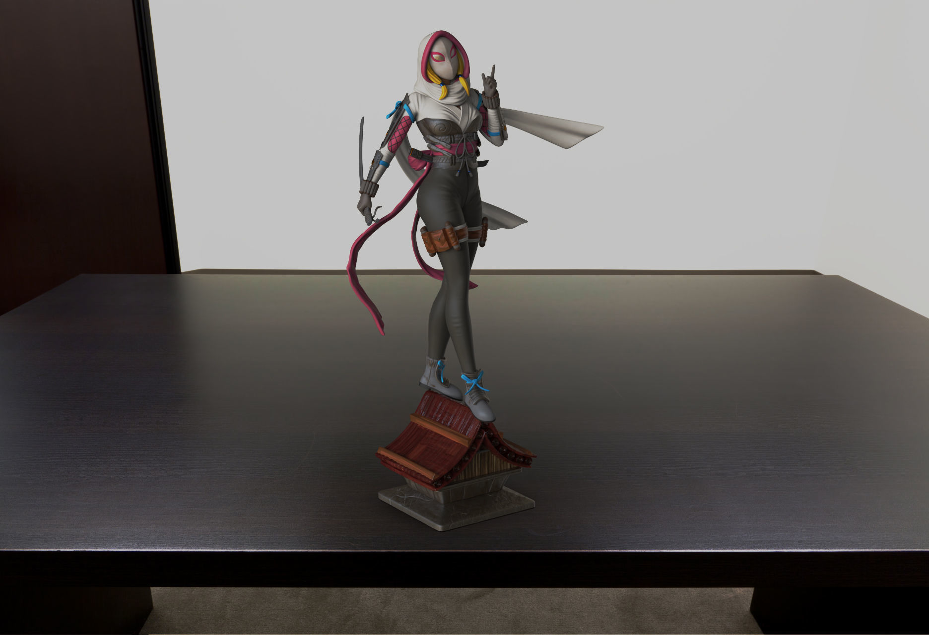 Spider Woman Gwen - Ninja Concept 3D print model_11