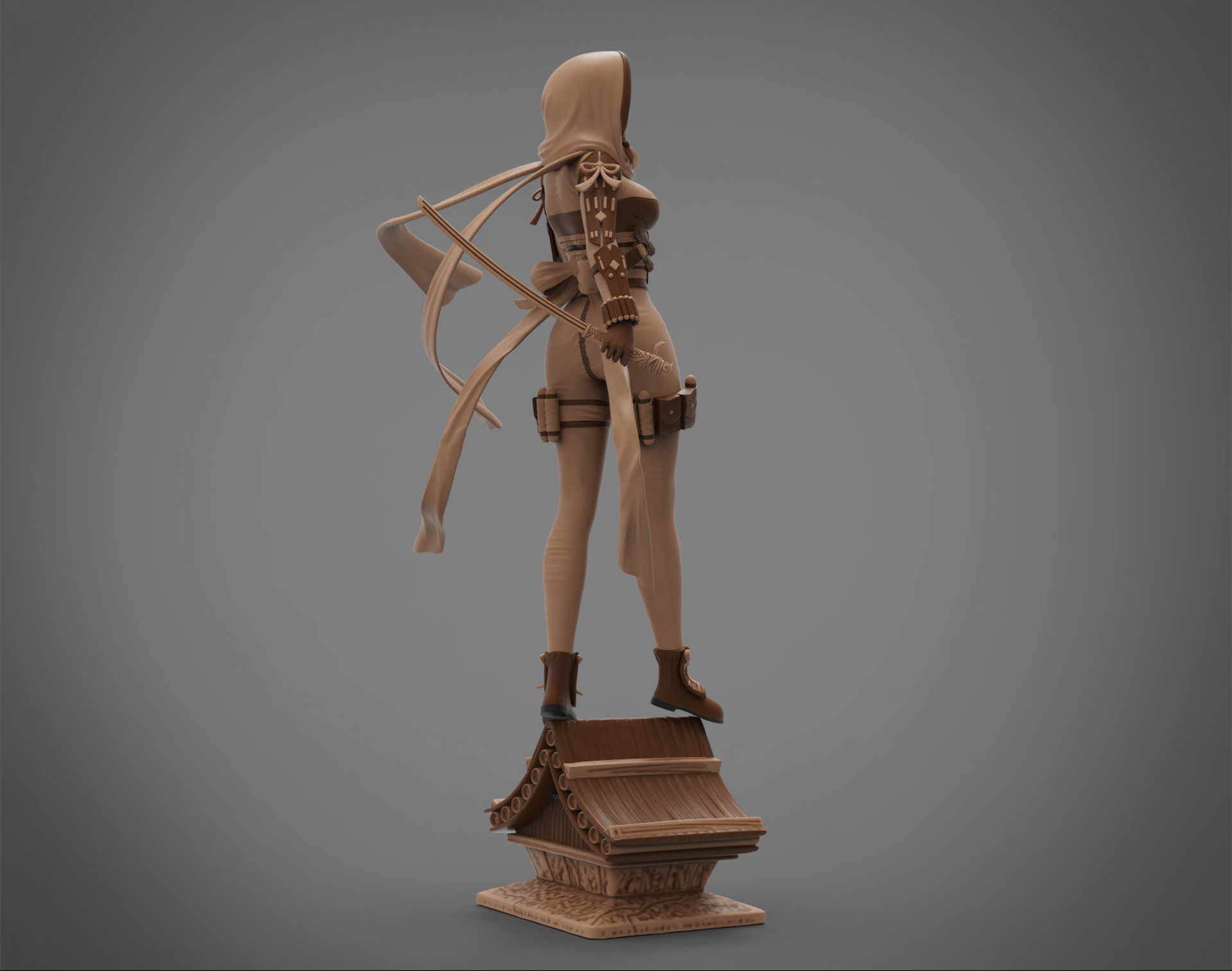 Spider Woman Gwen - Ninja Concept 3D print model_3