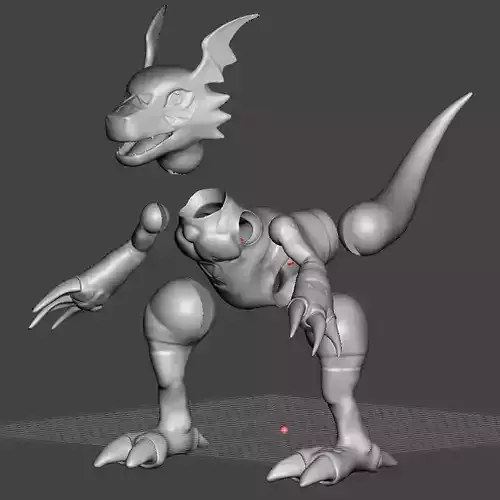 Guilmon Digimon BJD