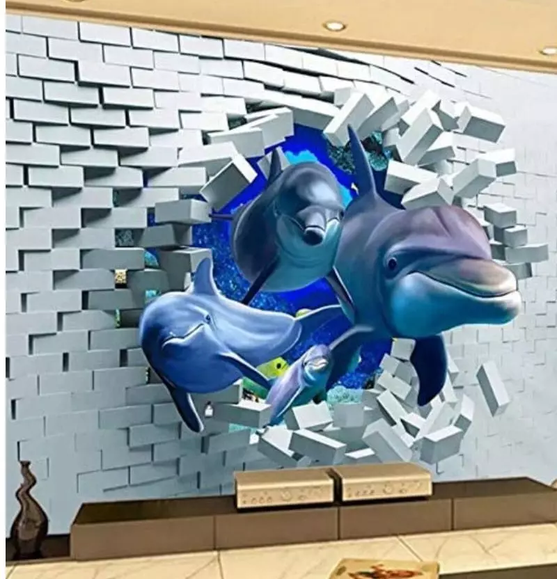 Dolphin 3d Delfines cuadro 3d 3D print model_0