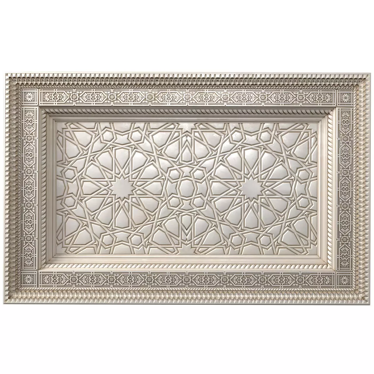 Arabic Oriental Classic Ceiling 3D model_0