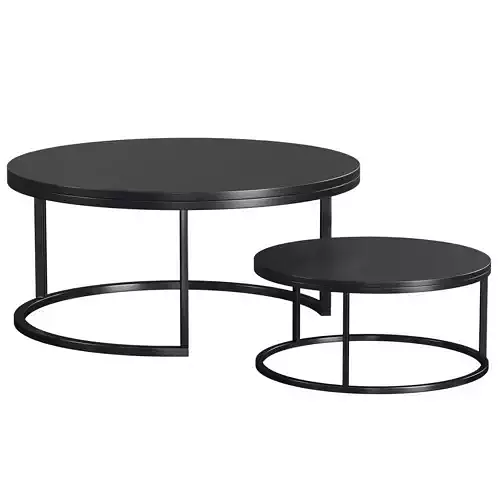 Steel wooden Scandinavion style home wood coffee table creative