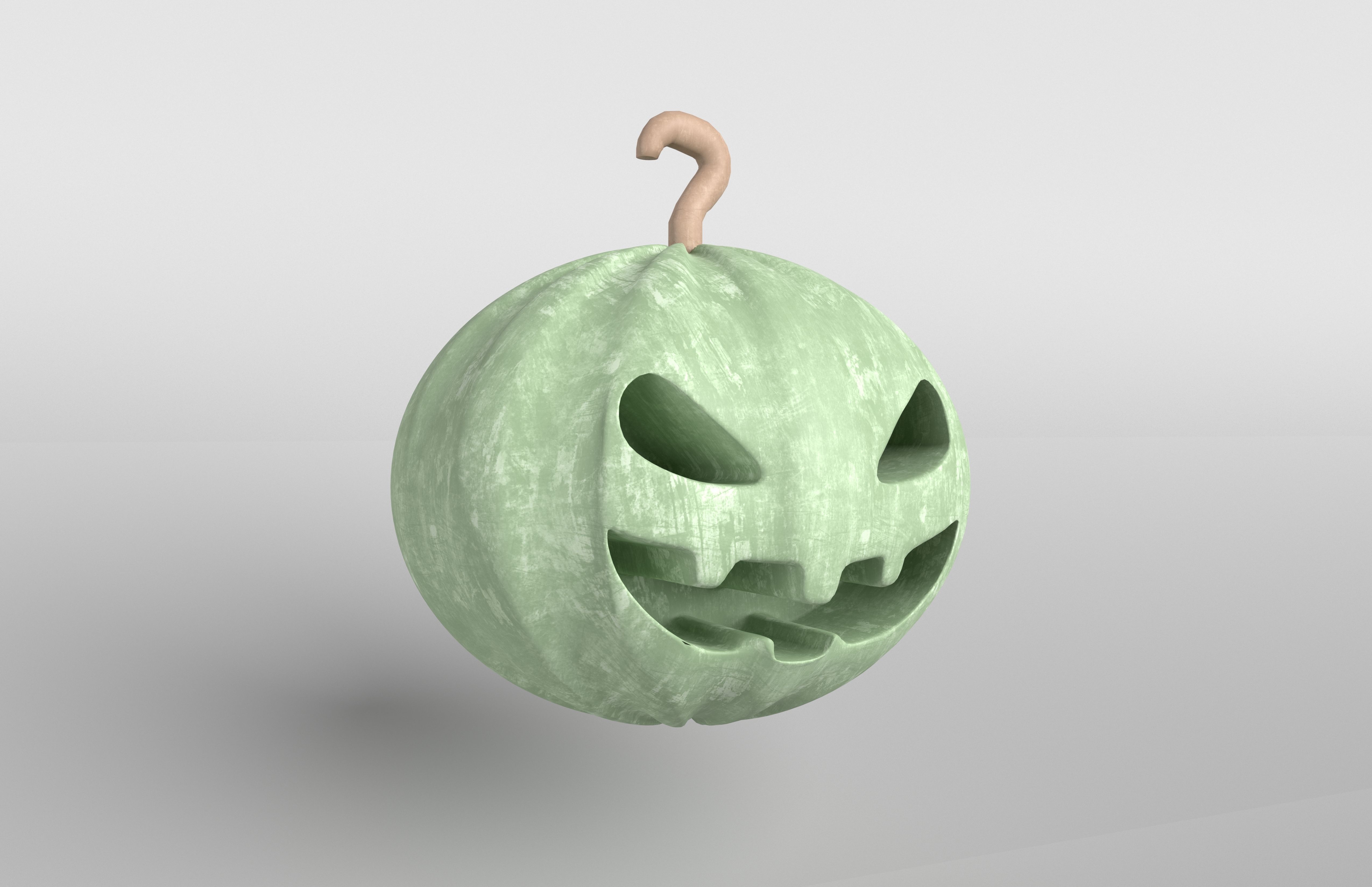 Halloween Pumpkin v1 006 Low-poly 3D model_1