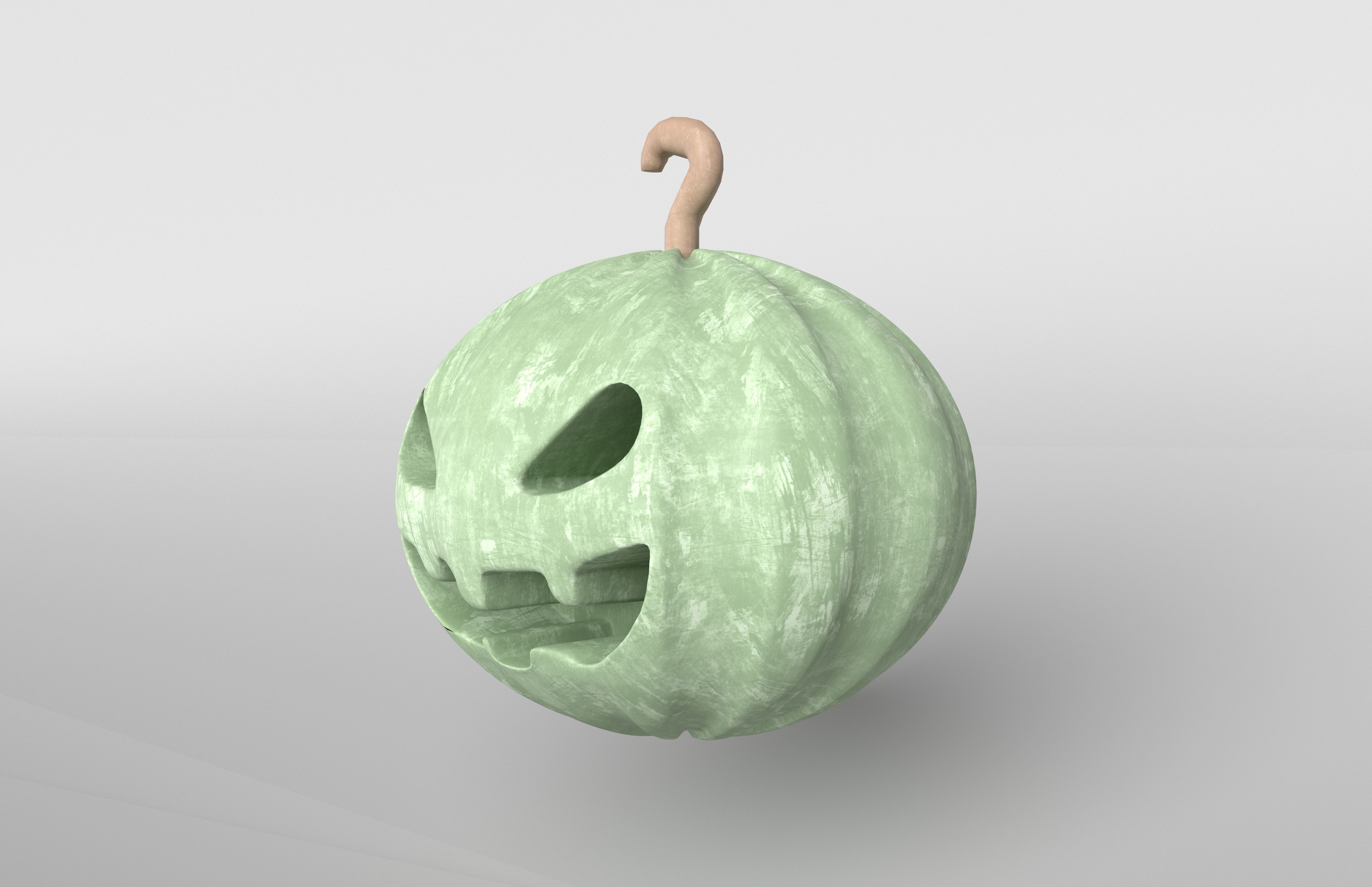 Halloween Pumpkin v1 006 Low-poly 3D model_2