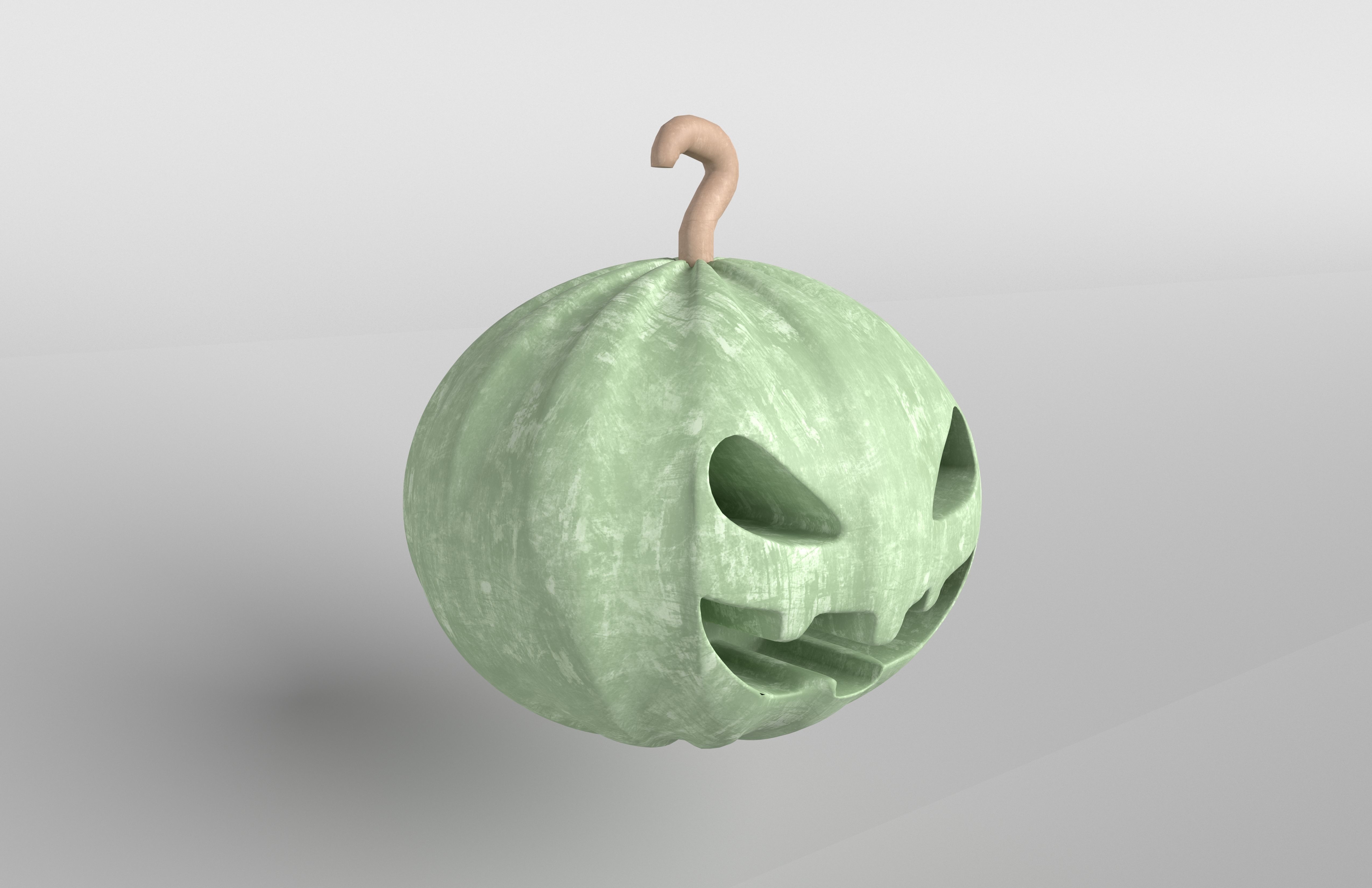 Halloween Pumpkin v1 006 Low-poly 3D model_3