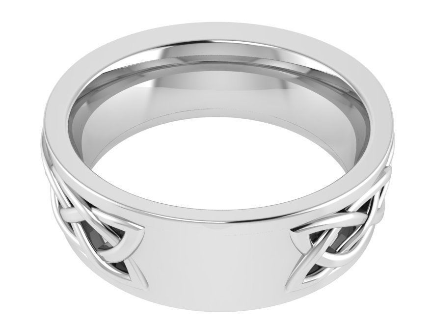 Round diamond ring 2887 3D print model 3D print model_3
