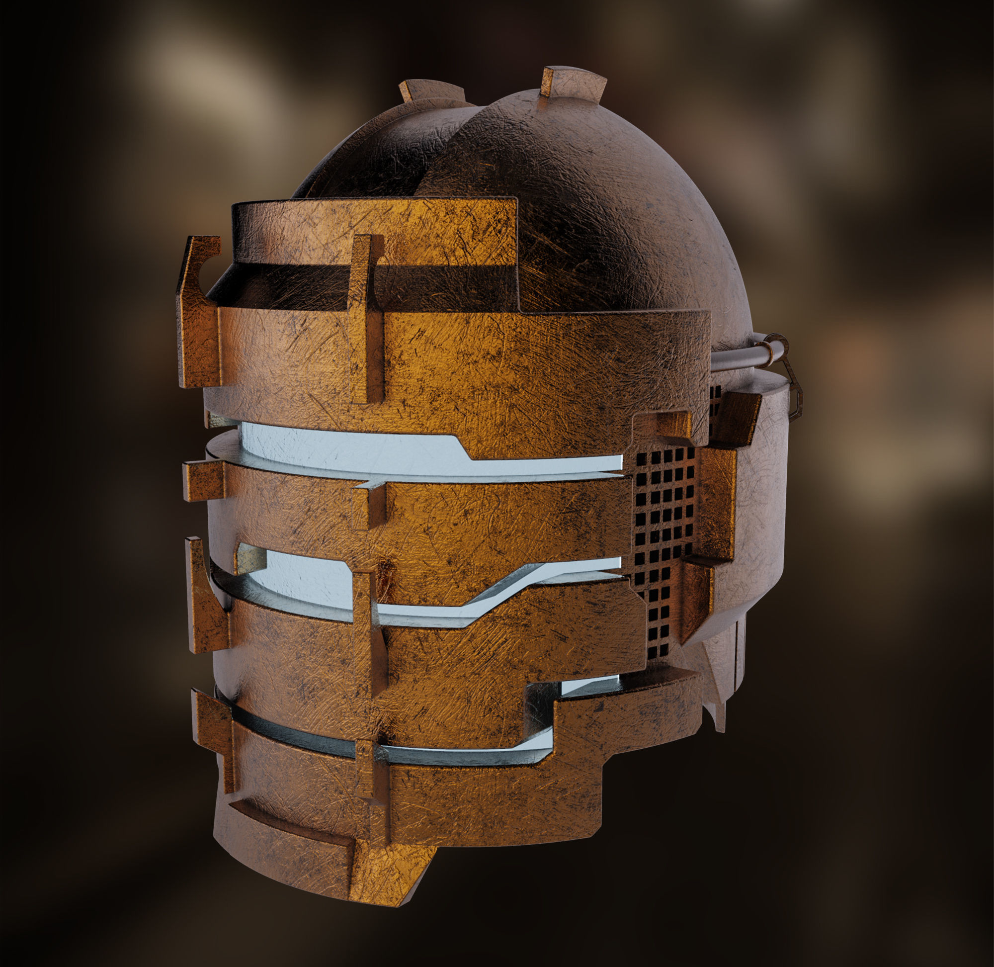 Dead Space - Isaac Clarke helmet 4  3D model_4