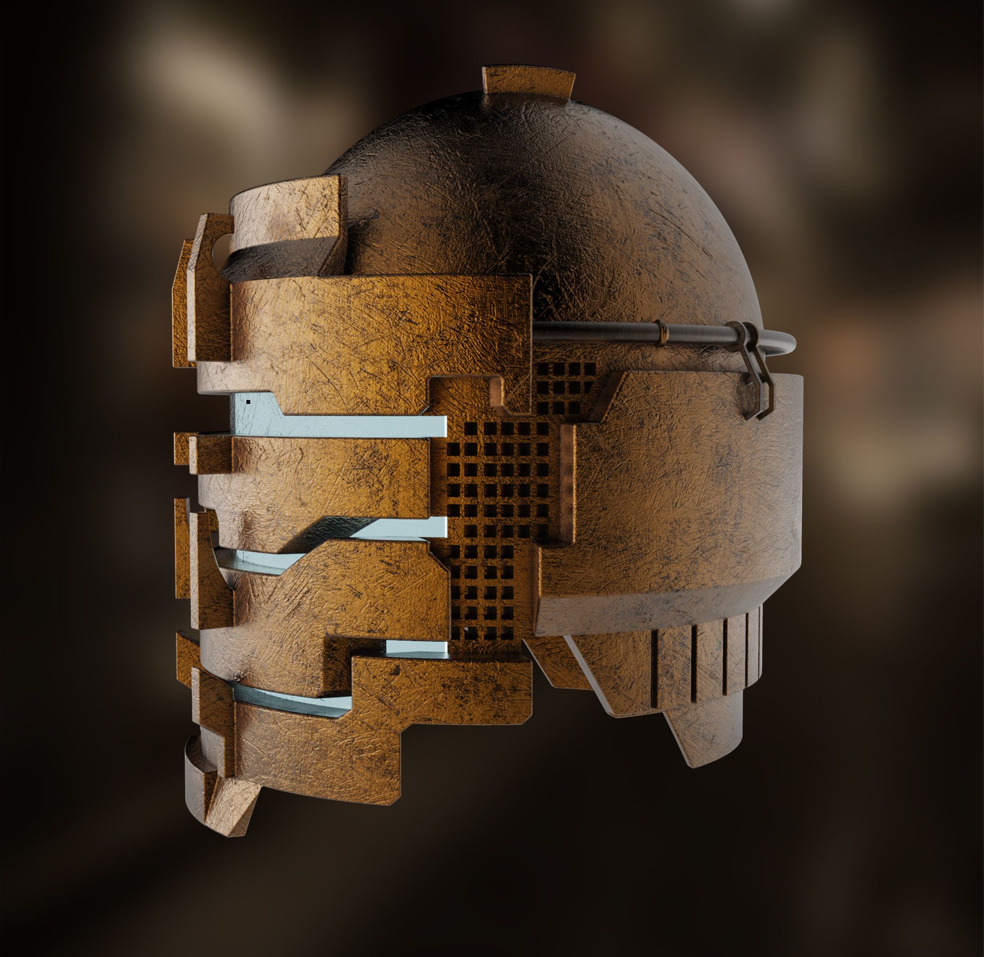 Dead Space - Isaac Clarke helmet 4  3D model_1