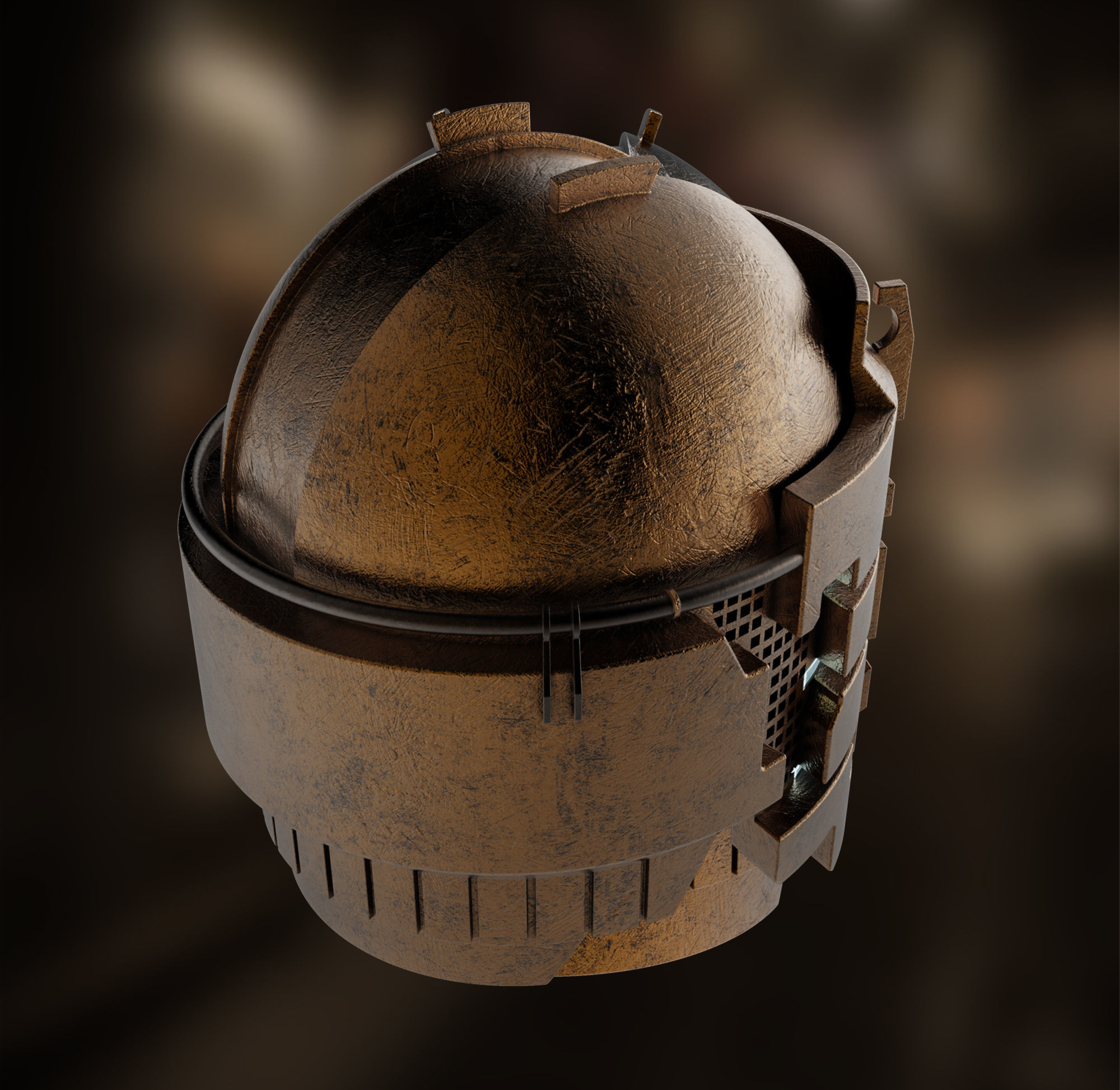 Dead Space - Isaac Clarke helmet 4  3D model_3