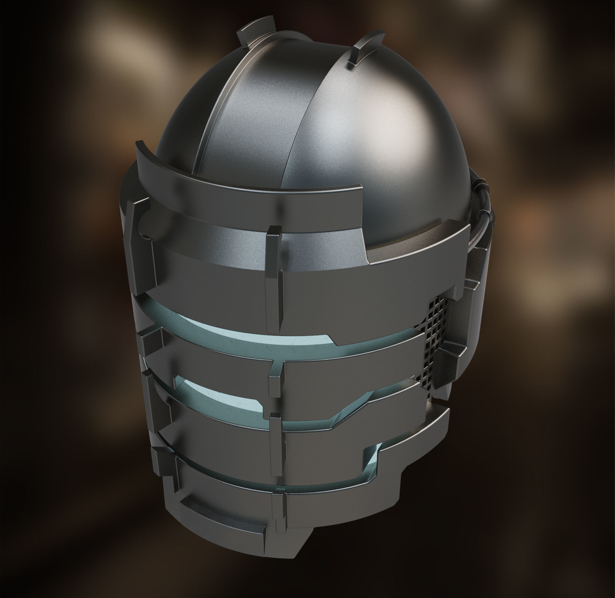 Dead Space - Isaac Clarke helmet 4  3D model_9