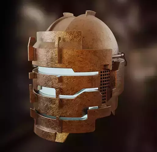 Dead Space - Isaac Clarke helmet 4  3D model