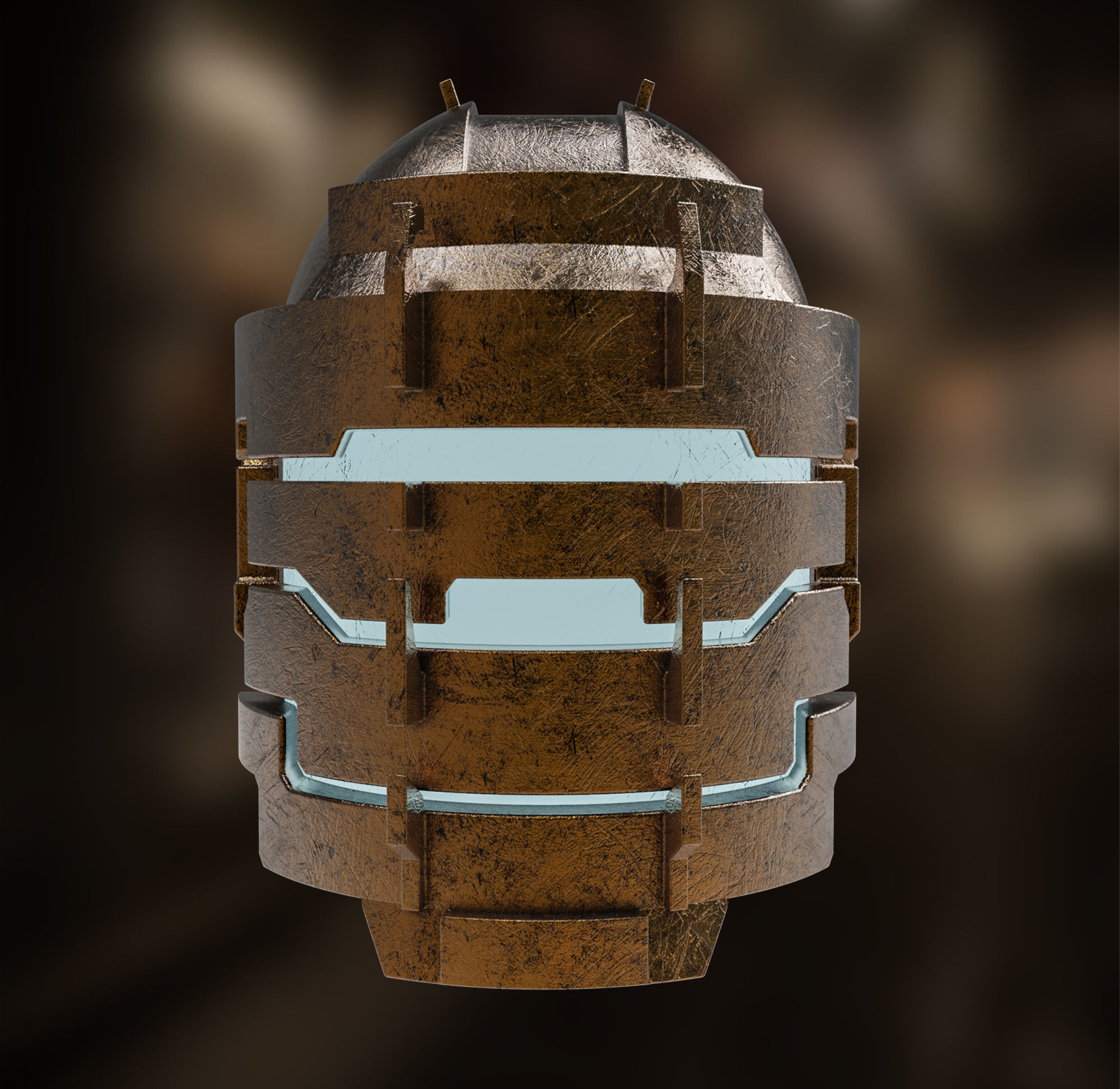 Dead Space - Isaac Clarke helmet 4  3D model_7