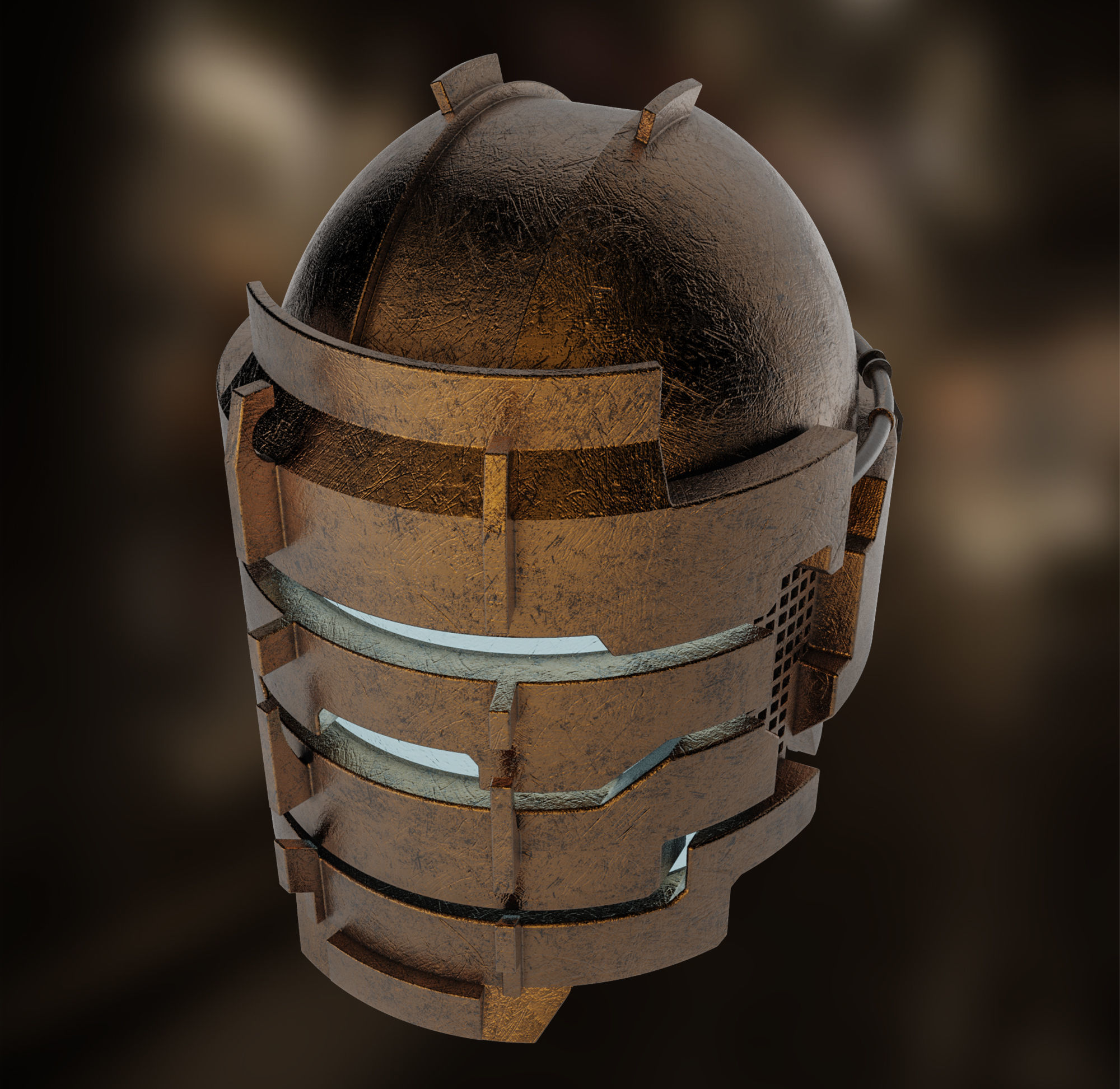 Dead Space - Isaac Clarke helmet 4  3D model_8