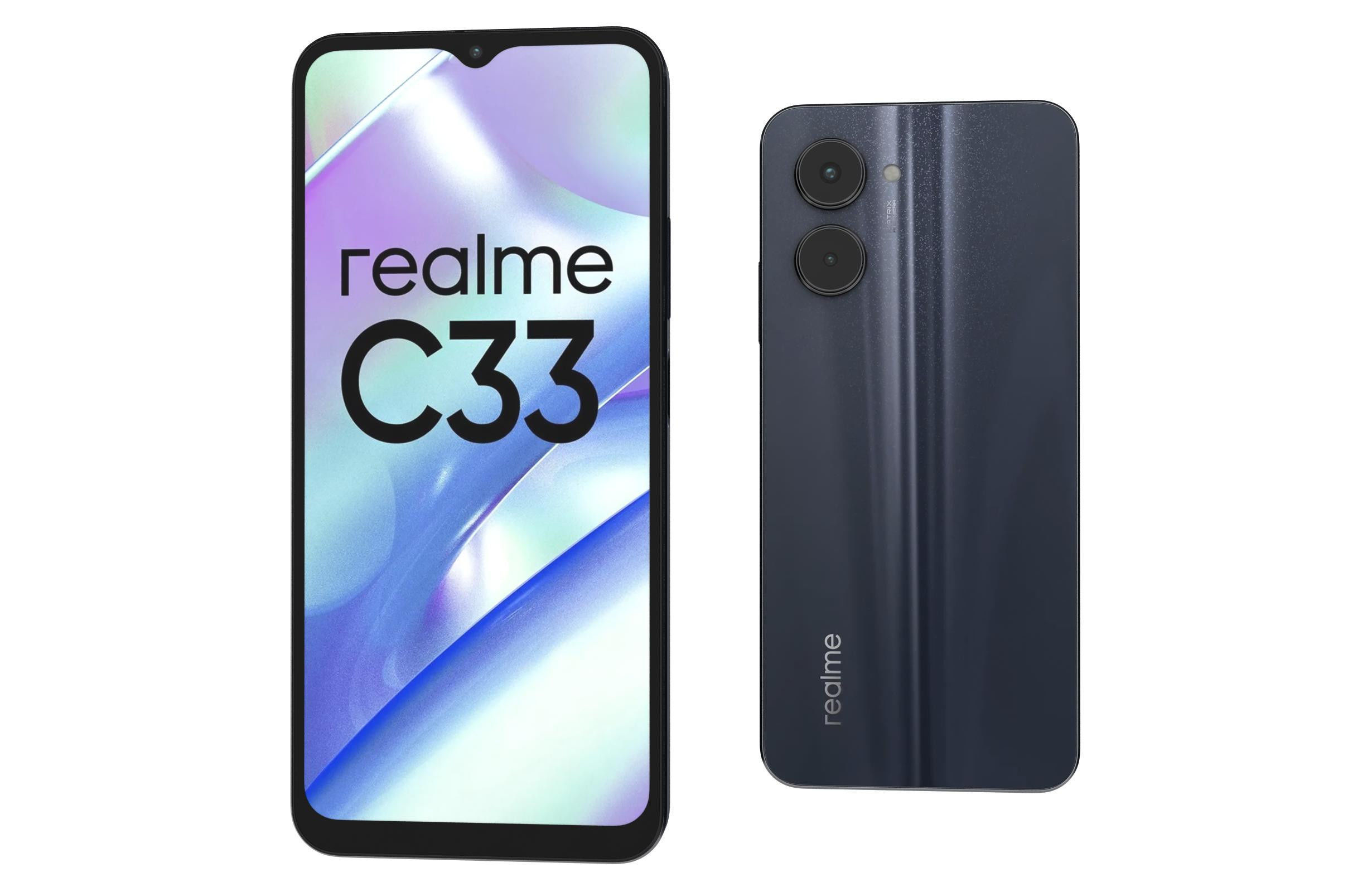 Realme C33 All Colors Low-poly 3D model_15