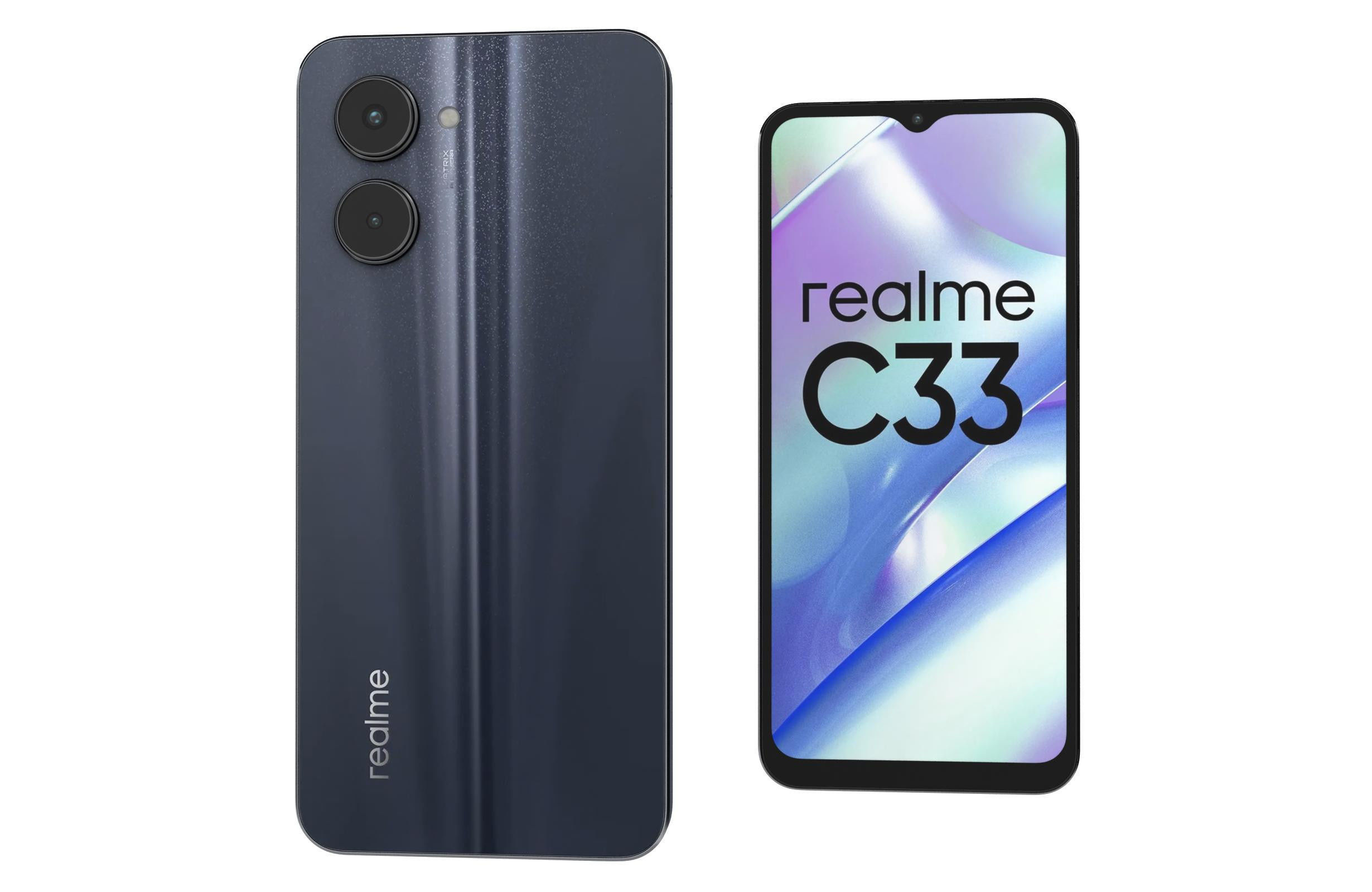 Realme C33 All Colors Low-poly 3D model_16