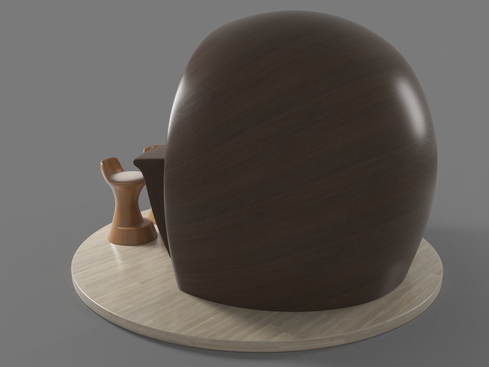 Coffee Booth Design For Shopping Malls 3D model_6