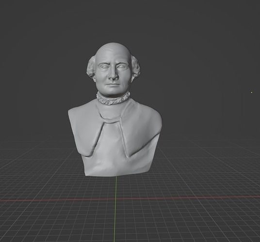 Paracelsus bust 3D print model