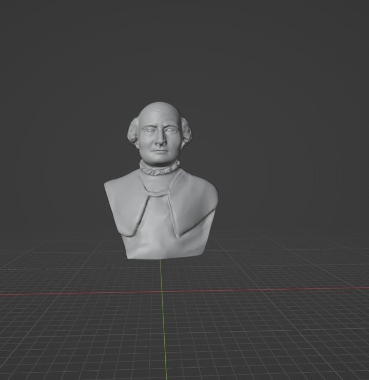 Paracelsus bust 3D print model_12