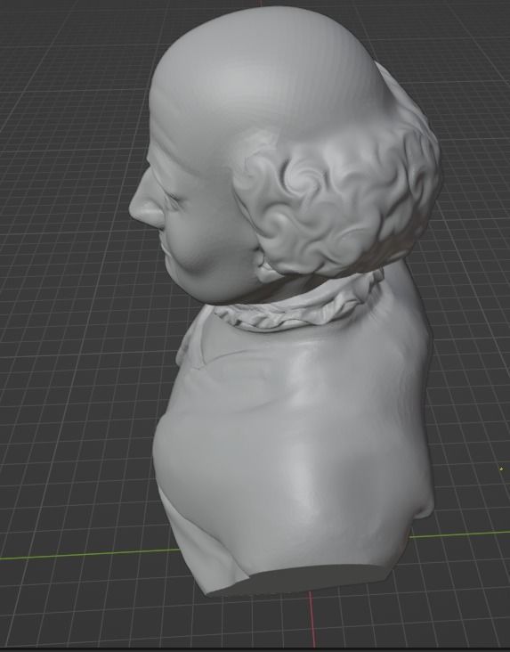 Paracelsus bust 3D print model_2