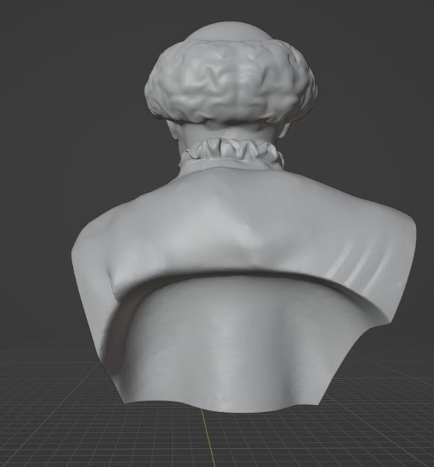Paracelsus bust 3D print model_20