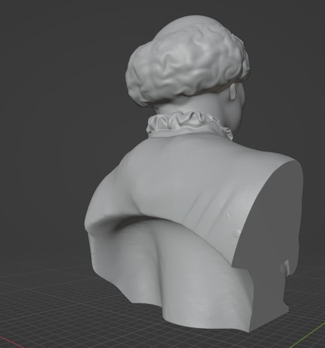 Paracelsus bust 3D print model_19