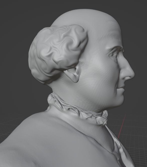 Paracelsus bust 3D print model_8