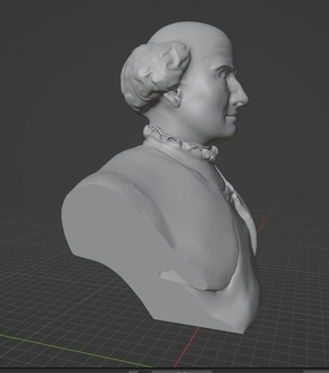 Paracelsus bust 3D print model_17