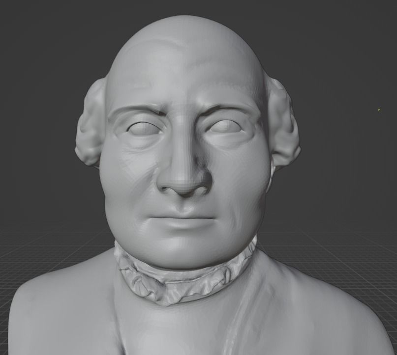 Paracelsus bust 3D print model_11