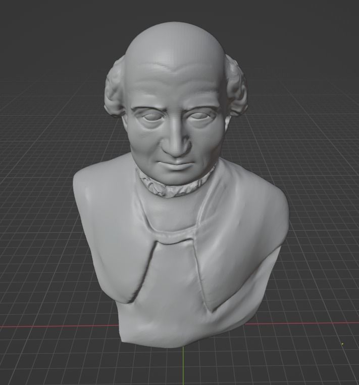 Paracelsus bust 3D print model_5