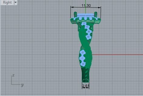 Textured round diamond ring 2897 3D print model 3D print model_6