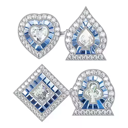 Playing Cards Cufflinks