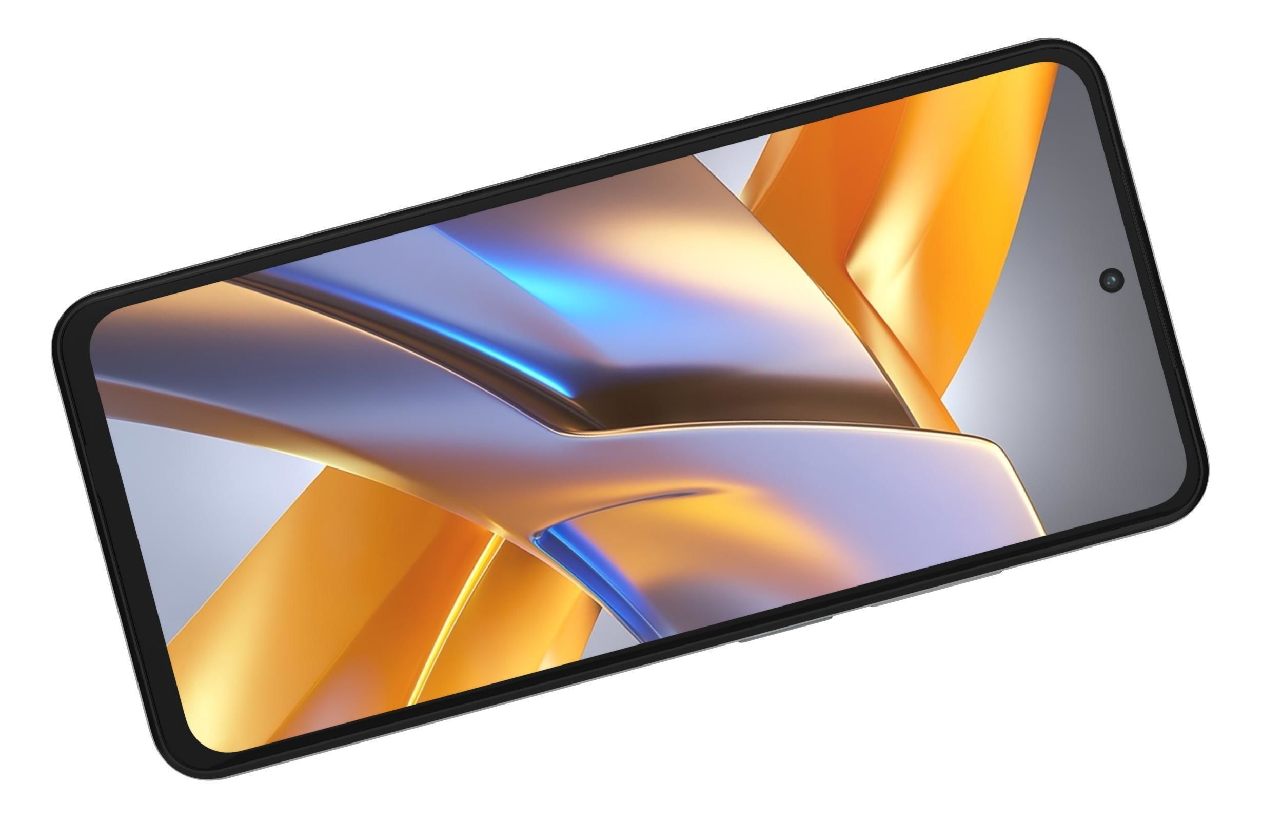 Xiaomi Poco M5s White Low-poly 3D model_10