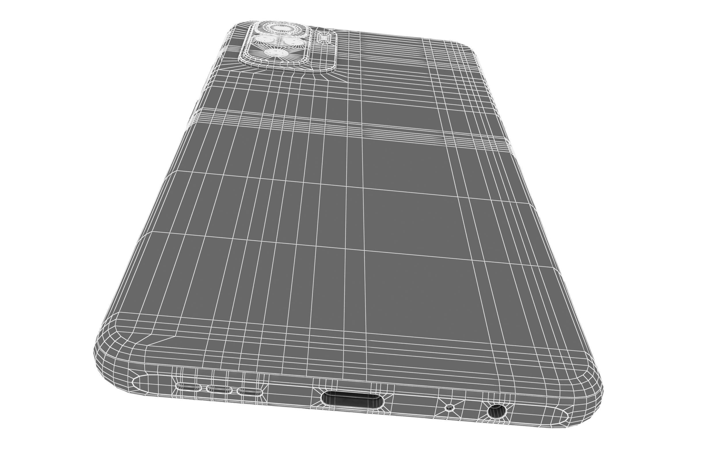 Xiaomi Poco M5s All Colors Low-poly 3D model_36