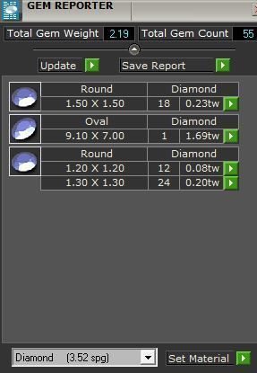 Oval diamond ring 2904 3D print model 3D print model_8