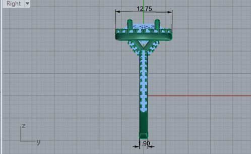 Oval diamond ring 2904 3D print model 3D print model_6