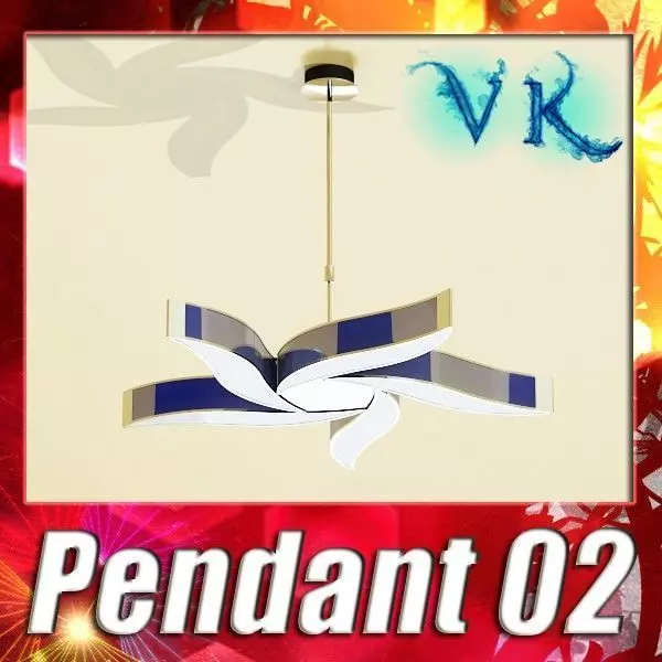 Modern Pendant Lamp 3D model_0
