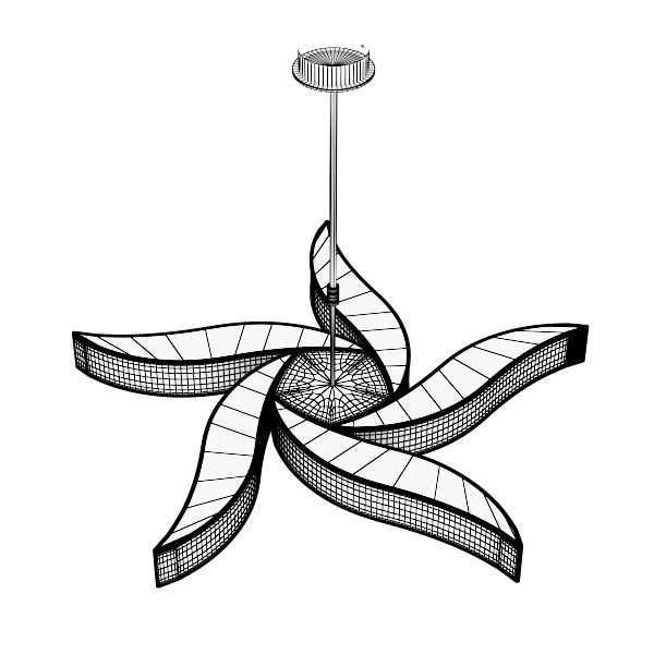 Modern Pendant Lamp 3D model_8